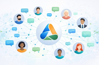 Community-Building-SMO-SEO-Evolve Ilustración de una comunidad digital interactuando y conectándose, representando la construcción de comunidad a través del Social Media Optimization.