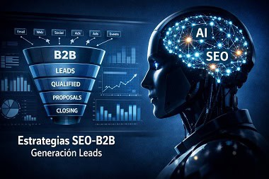 Estrategias de SEO para negocios B2B aplicadas a un complejo ciclo de ventas digital.