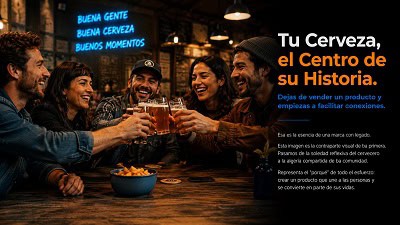 Grupo de amigos disfrutando y brindando con cerveza artesanal.