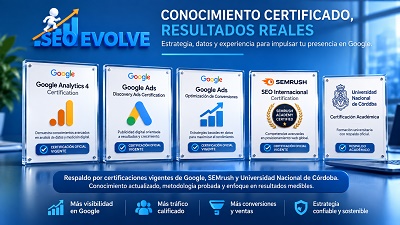 certificaciones-google-semrush-marketing-digital Certificaciones oficiales Google Analytics 4, Google Ads y SEMrush SEO Internacional vigentes