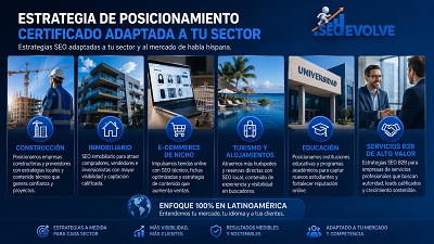 marketing-digital-sectores-pymes-construccion-inmobiliario-turismo-b2b Estrategia de posicionamiento certificado adaptada a PyMEs, construcción, inmobiliario, turismo y servicios B2B de Latinoamérica